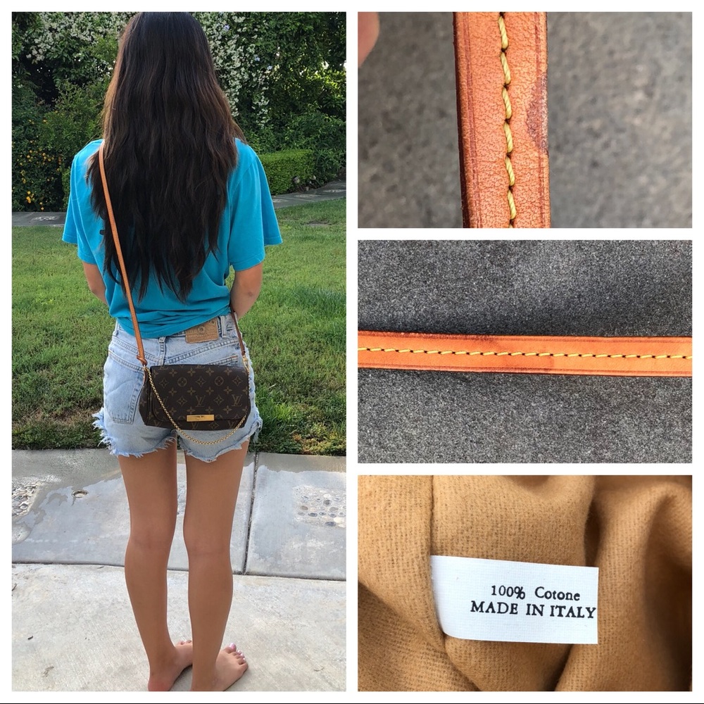 🚫SOLD🚫LV Mono Favorite PM WDUST BAG, STRAP & BOX - Picture 8 of 8
